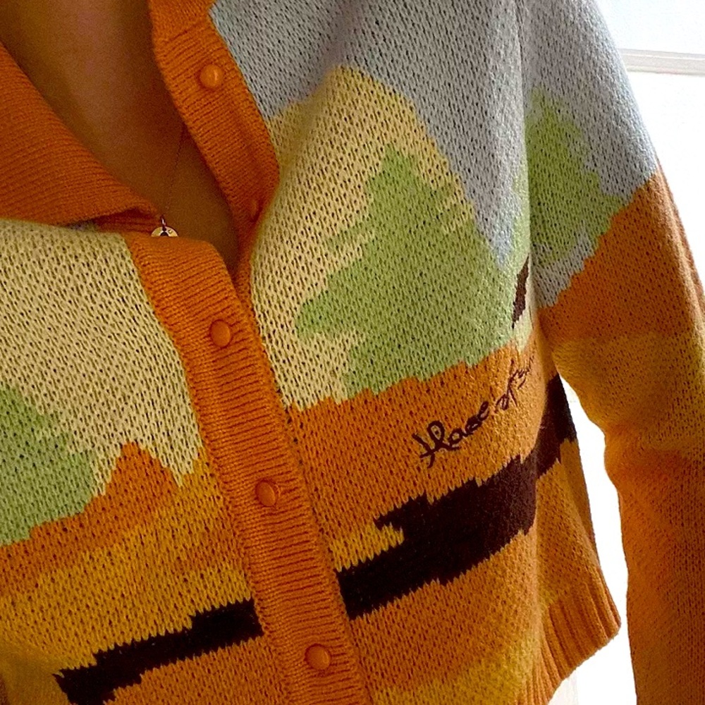 House of Sunny Daybreak Cropped Button Up Cardigan - Picture 2 of 15